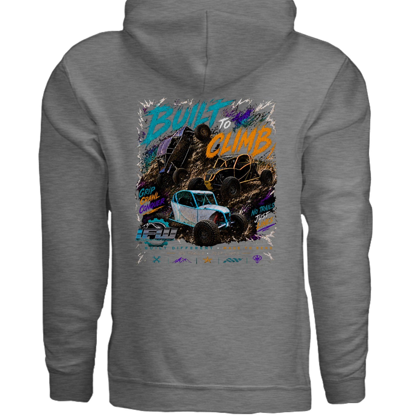 GRAPHITE HEATHER - G185 - BACK